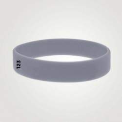 Bracelet silicone personnalisé : taille enfant - 123 Bracelets