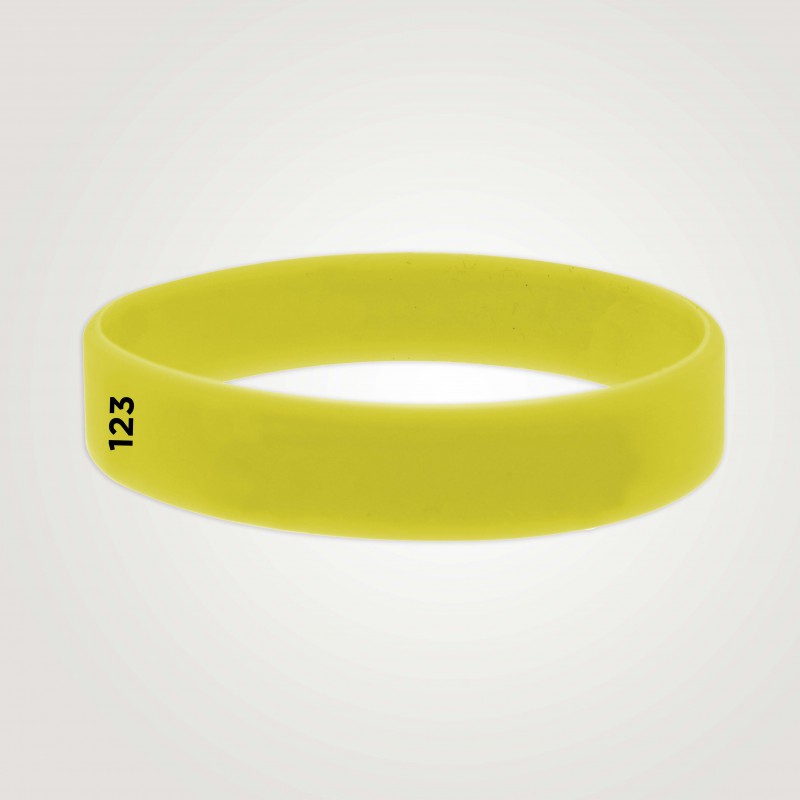 Bracelet silicone personnalisé : taille enfant - 123 Bracelets