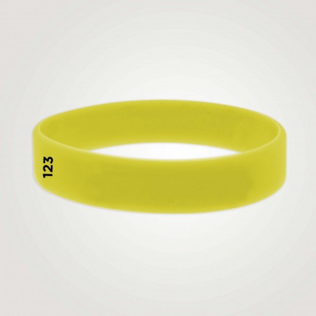 Bracelet silicone personnalisé : taille enfant - 123 Bracelets
