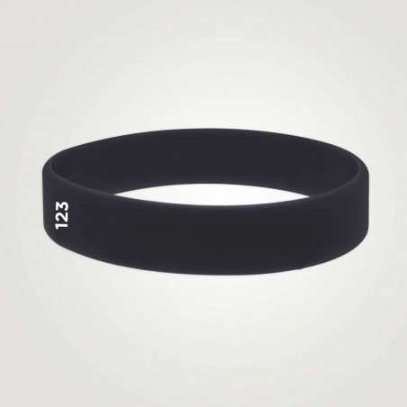 Bracelet silicone personnalisé : taille enfant - 123 Bracelets