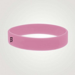 Bracelet silicone personnalisé : taille enfant - 123 Bracelets