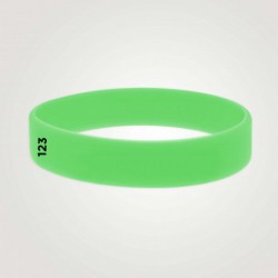 Bracelet silicone personnalisé : taille enfant - 123 Bracelets