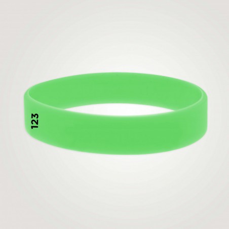 Bracelet silicone personnalisé : taille enfant - 123 Bracelets
