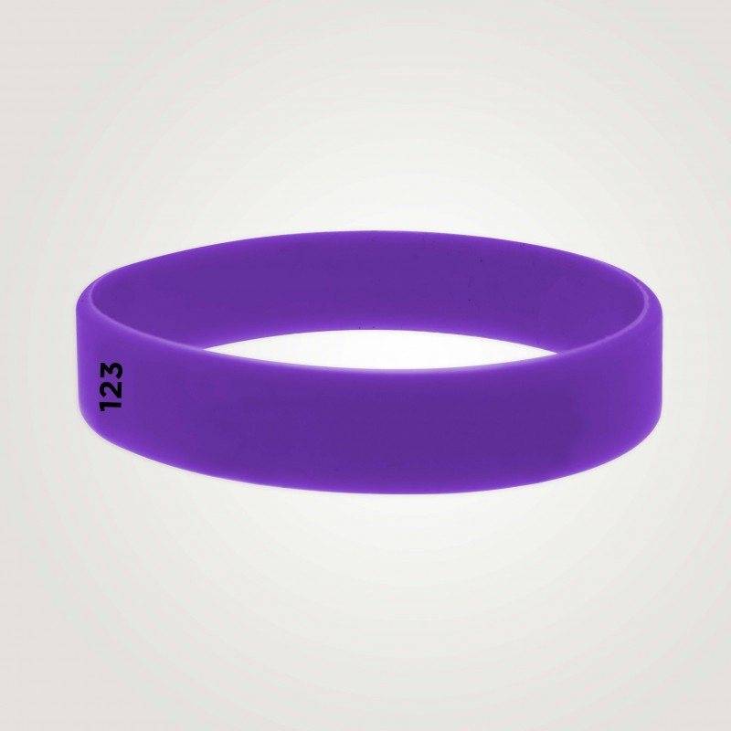 Bracelet silicone personnalisé : taille enfant - 123 Bracelets