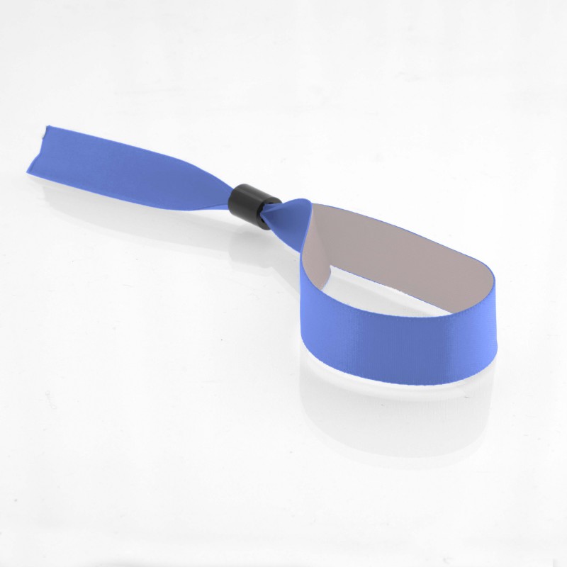 Bracelet satin personnalisé fermeture bague : événementiel