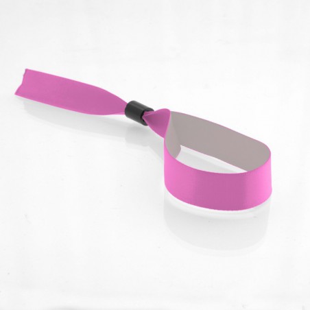 Bracelet satin personnalisé fermeture bague : événementiel