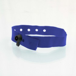 Bracelet personnalisé tissu fermeture clip plastique