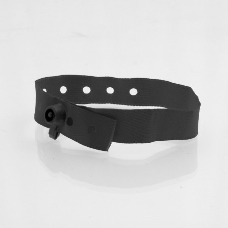 Bracelet personnalisé tissu fermeture clip plastique
