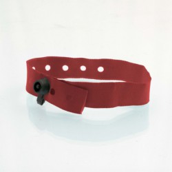 Bracelet personnalisé tissu fermeture clip plastique