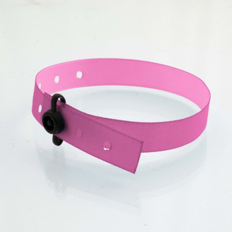Bracelet satin personnalisé fermeture par clip : événementiel