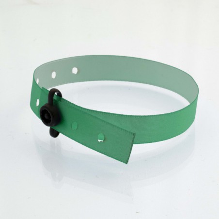 Bracelet satin personnalisé fermeture par clip : événementiel