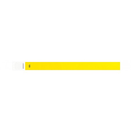 Bracelet tyvek personnalisé : 19 millimètres - 123 Bracelets
