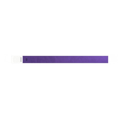 Bracelet tyvek personnalisé : 19 millimètres - 123 Bracelets