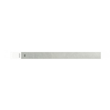 Bracelet tyvek personnalisé : 19 millimètres - 123 Bracelets