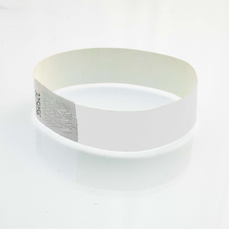 Bracelet tyvek personnalisé : 19 millimètres - 123 Bracelets
