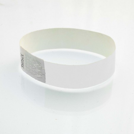 Bracelet tyvek personnalisé : 19 millimètres - 123 Bracelets