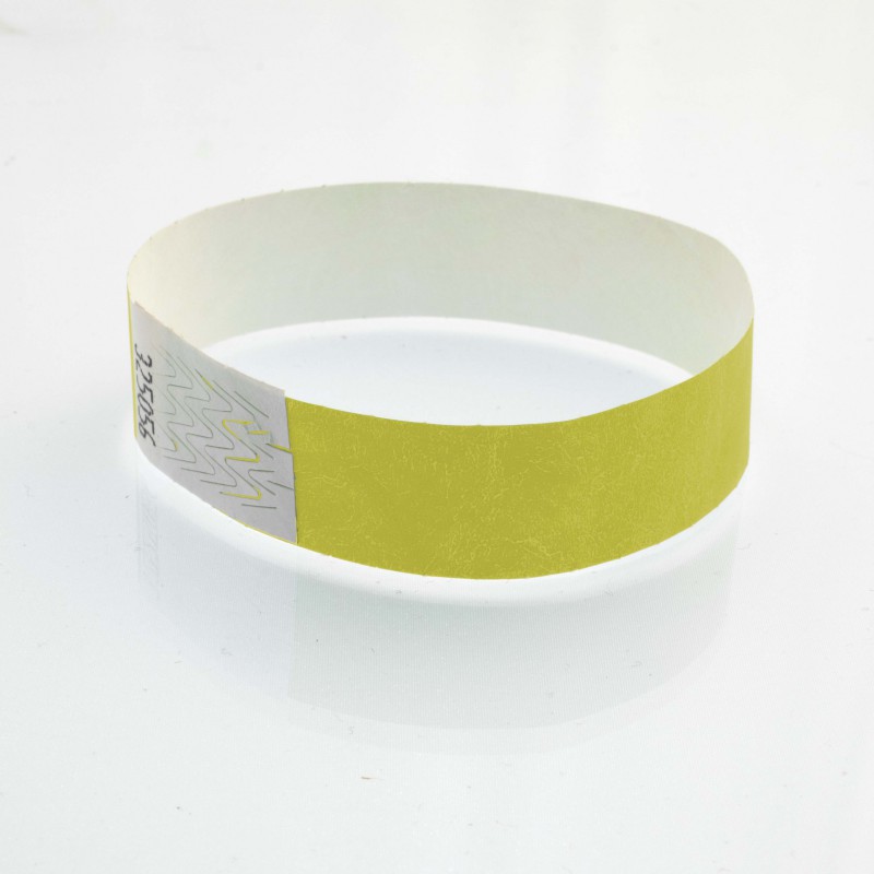 Bracelet tyvek personnalisé : 19 millimètres - 123 Bracelets