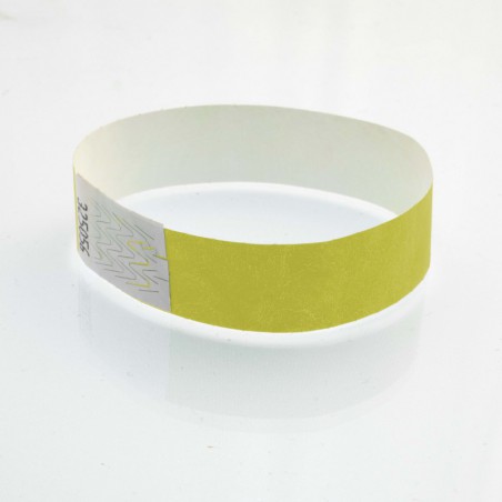 Bracelet tyvek personnalisé : 19 millimètres - 123 Bracelets