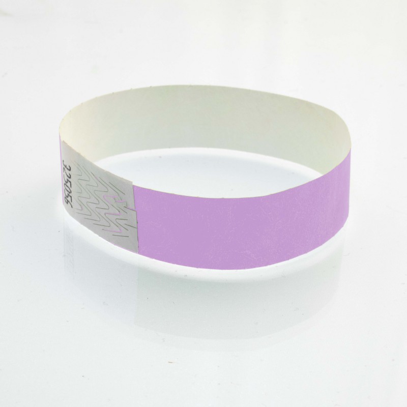 Bracelet tyvek personnalisé : 19 millimètres - 123 Bracelets