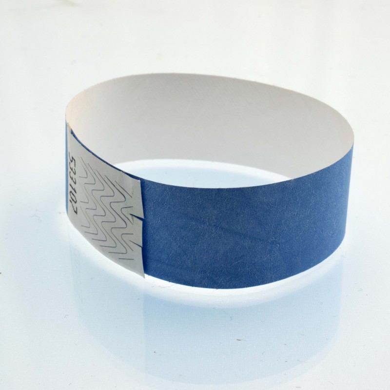 Bracelet tyvek personnalisé : 25 millimètres - 123 Bracelets