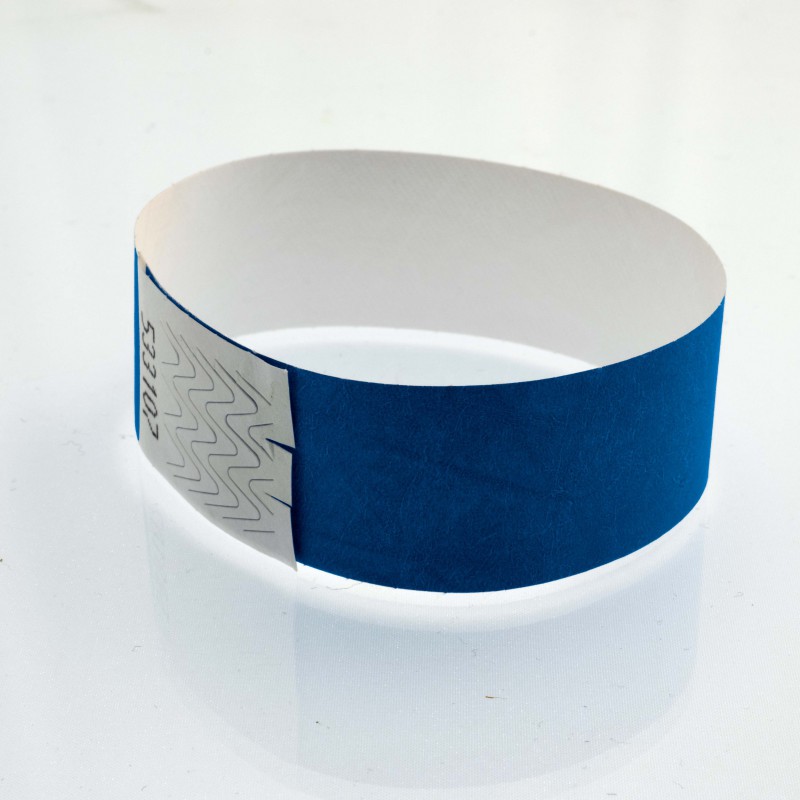 Bracelet tyvek personnalisé : 25 millimètres - 123 Bracelets