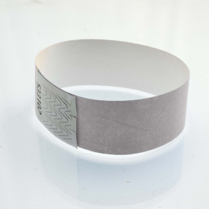 Bracelet tyvek personnalisé : 25 millimètres - 123 Bracelets
