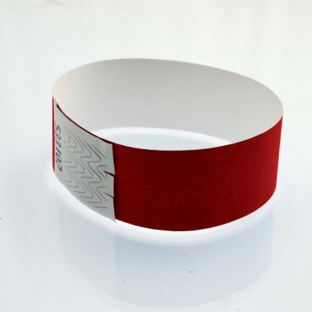 Bracelet tyvek personnalisé : 25 millimètres - 123 Bracelets