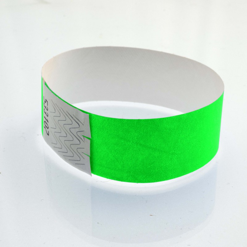 Bracelet tyvek personnalisé : 25 millimètres - 123 Bracelets