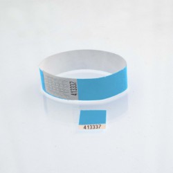 Bracelet tyvek personnalisé 19 mm : coupon détachable - 123 Bracelets