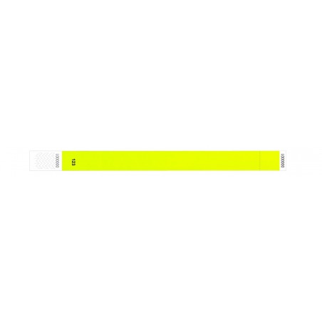 Bracelet tyvek coupon détachable : identification / contrôle