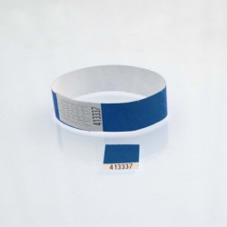 Bracelet tyvek coupon détachable : identification / contrôle Bracelet tyvek coupon détachable : identification / contrôle