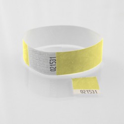 Bracelet tyvek personnalisé : modèle zéro déchet