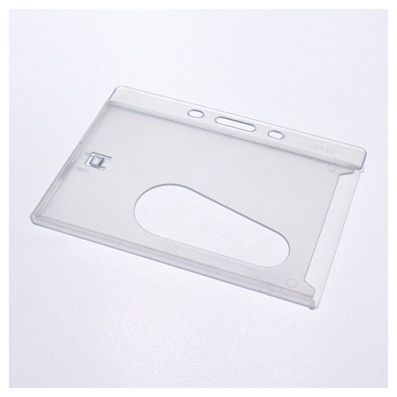 Porte badge tour de cou en plastique rigide - 123 Tours de cou