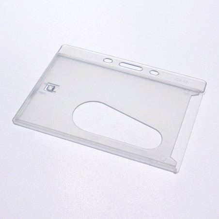Porte badge tour de cou en plastique rigide - 123 Tours de cou