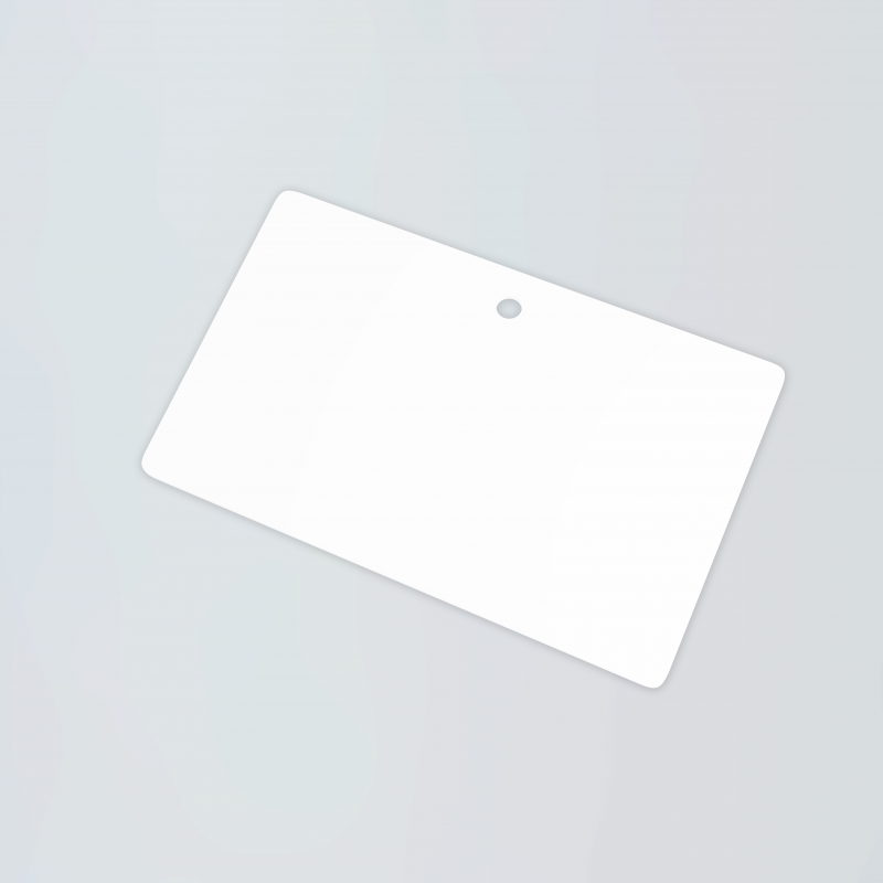 Carte PVC vierge ou personnalisée - 123 Tours de cou