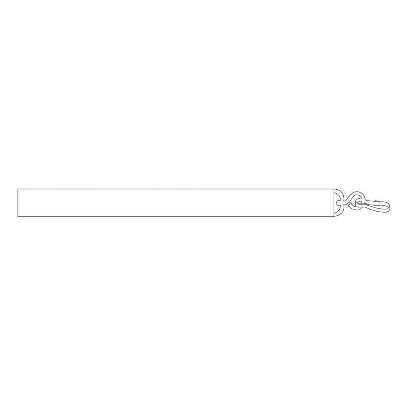 cordon personnalisable avec mousqueton simple économique
