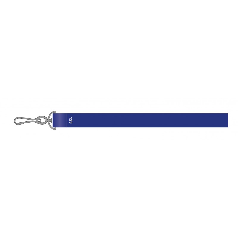 Tour de cou personnalisé avec mousqueton simple et lanyard