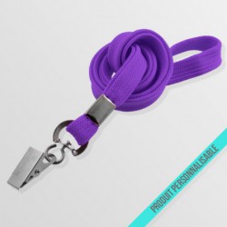 Tour de cou personnalisé avec pince crocodile et lanyard Tour de cou personnalisé avec pince crocodile et lanyard