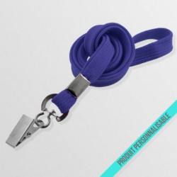 Tour de cou personnalisé avec pince crocodile et lanyard Tour de cou personnalisé avec pince crocodile et lanyard