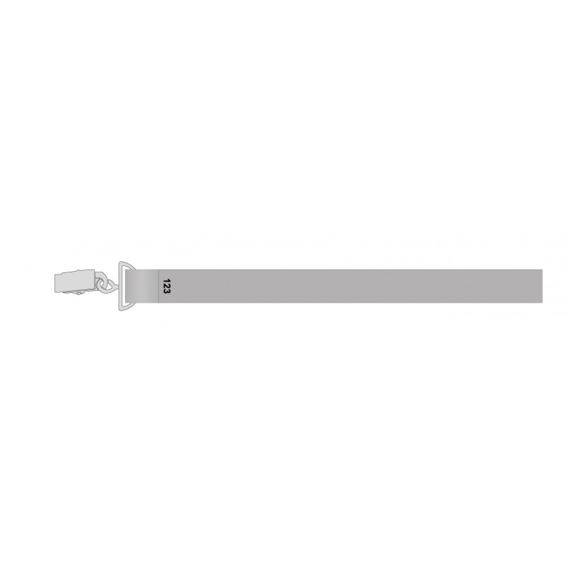 Tour de cou personnalisé avec pince crocodile et lanyard