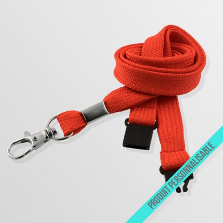 Tour de cou personnalisable avec bague anti-étouffement